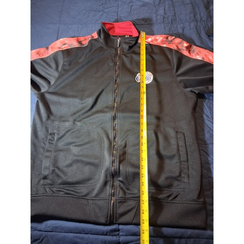 NBA Men's LA Clippers Zipway Black/Red Full-Zip Jacket‎ Size XL